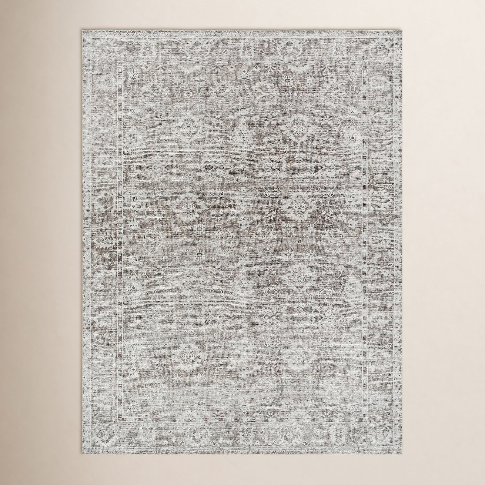 Galey Alix x Livabliss Collins Avenue I Indoor Machine Woven Area Rug, Rectangle 7'9" x 10', Brown