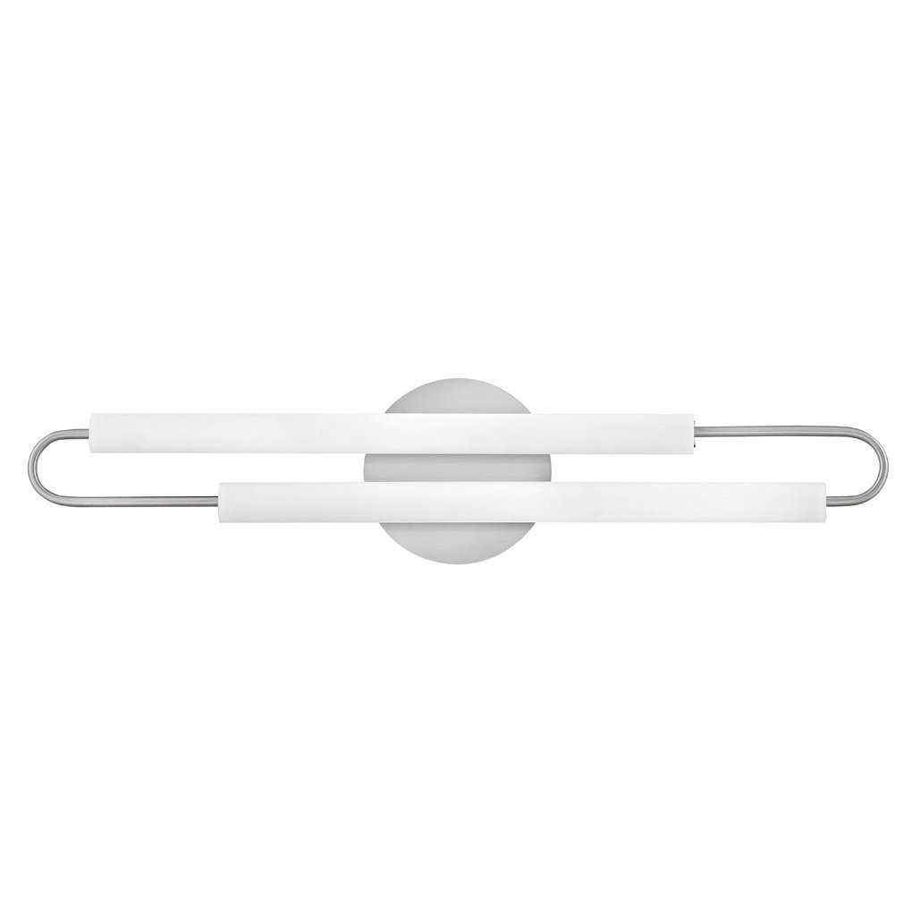 Eliseo Single Frosted Dimmable LED Bath Sconce, Brushed Nickel