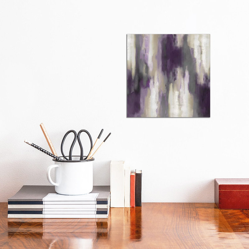 Amethyst Perspective III by Carey Spencer - Wrapped Canvas Print, 30.48 cm H x 30.48 cm W