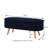 Luxury Oval Boucle Storage Ottoman Bench with Wood Legs 350lb Weight Capacity & Safety Hinge, for Living Room, Bedroom Entryway,NABY BLUE-658208531