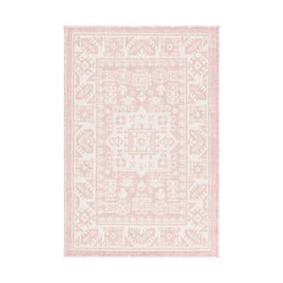 Tapis rose d'intérieur / extérieur Danera