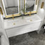 Ensemble de meuble-lavabo double 60 po avec dessus Gouin-2028800853