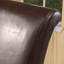 Tabouret de bar pivotant de 30,25 po de hauteur, brun
