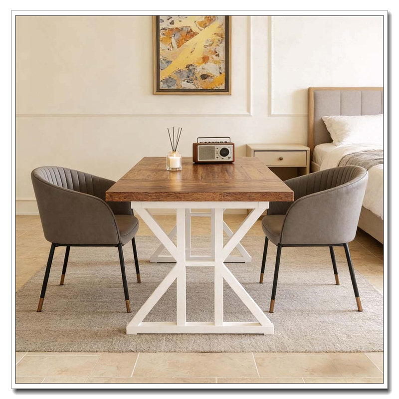 Table de cuisine, table de salle à manger, Blanc