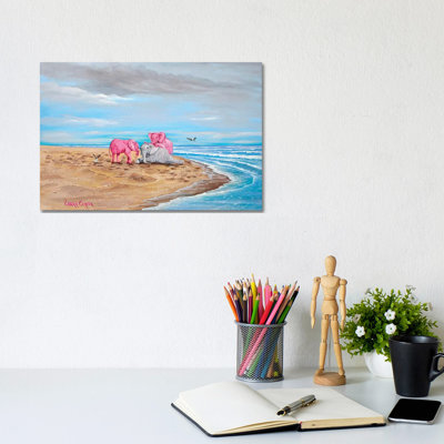 Dog Pile 1 Piece Wrapped Canvas Painting