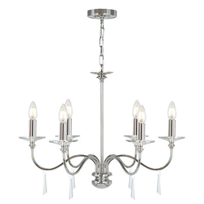 Duluth 6 - Light Candle Chandelier