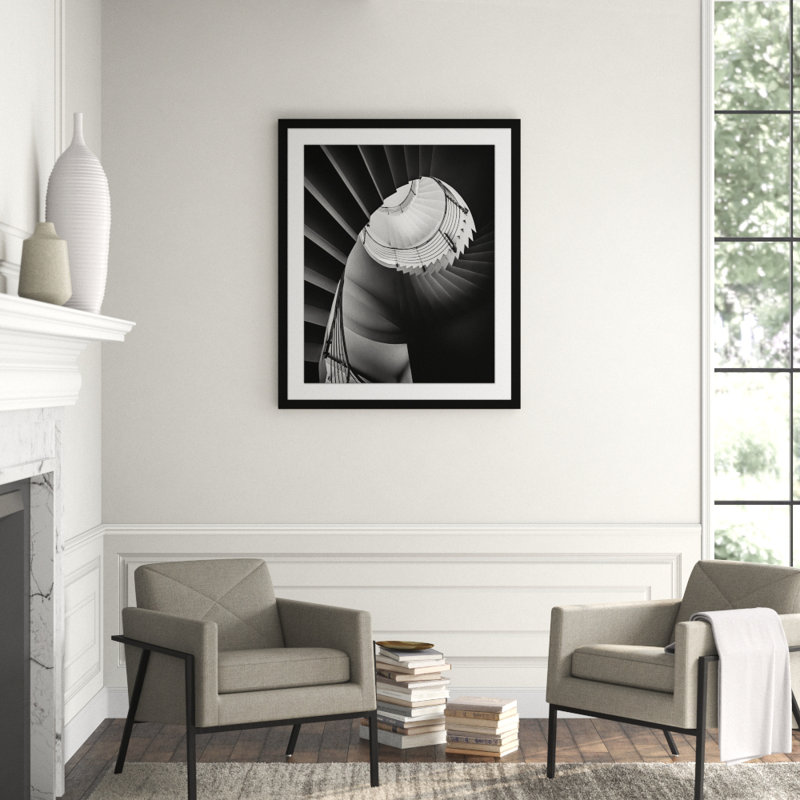 Architectural Beauty 1' Framed Photographic Print on Glass