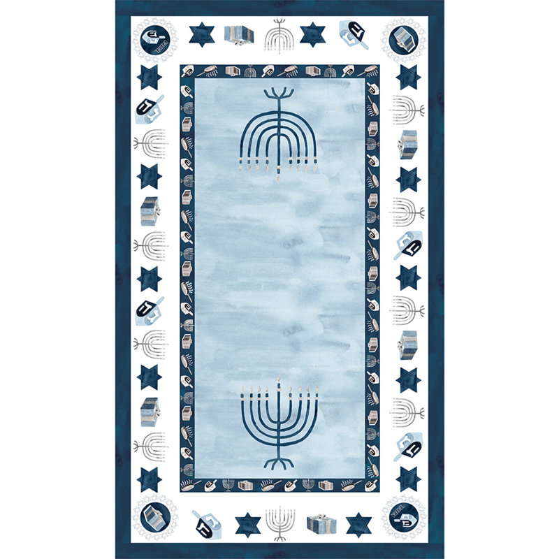 Hanukkah Hanukkah Tablecloth, 120'' L x 70'' W