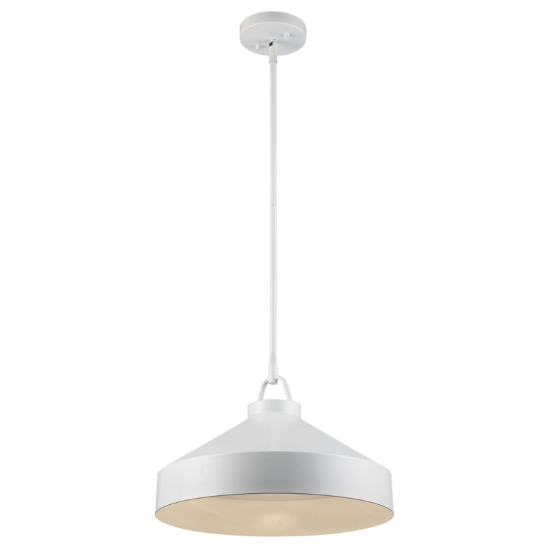 Orion 1 - Light Dome Pendant, White, 49.25" H x 16" W x 16" D