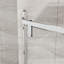 -Angle Shower Door With Finish, 36" X 72", Clear Tempered Glass, Space Saving 36 In. 72 Shower, , Design