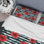 Ensemble de housse de couette designart fleurs avec feuilles, branches et baies-35228907