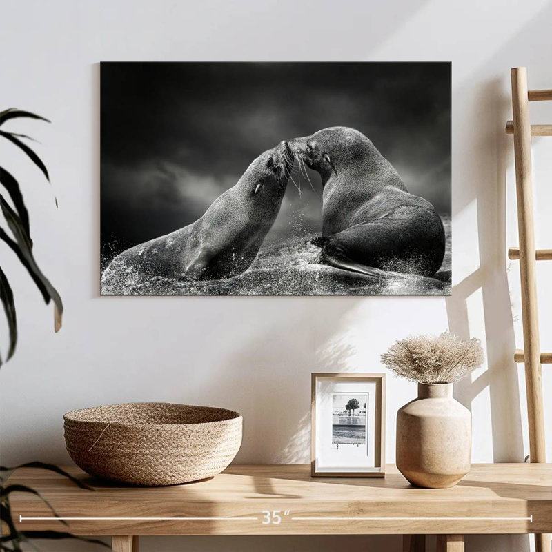 Brampt Seal Love, 30" H x 45" W