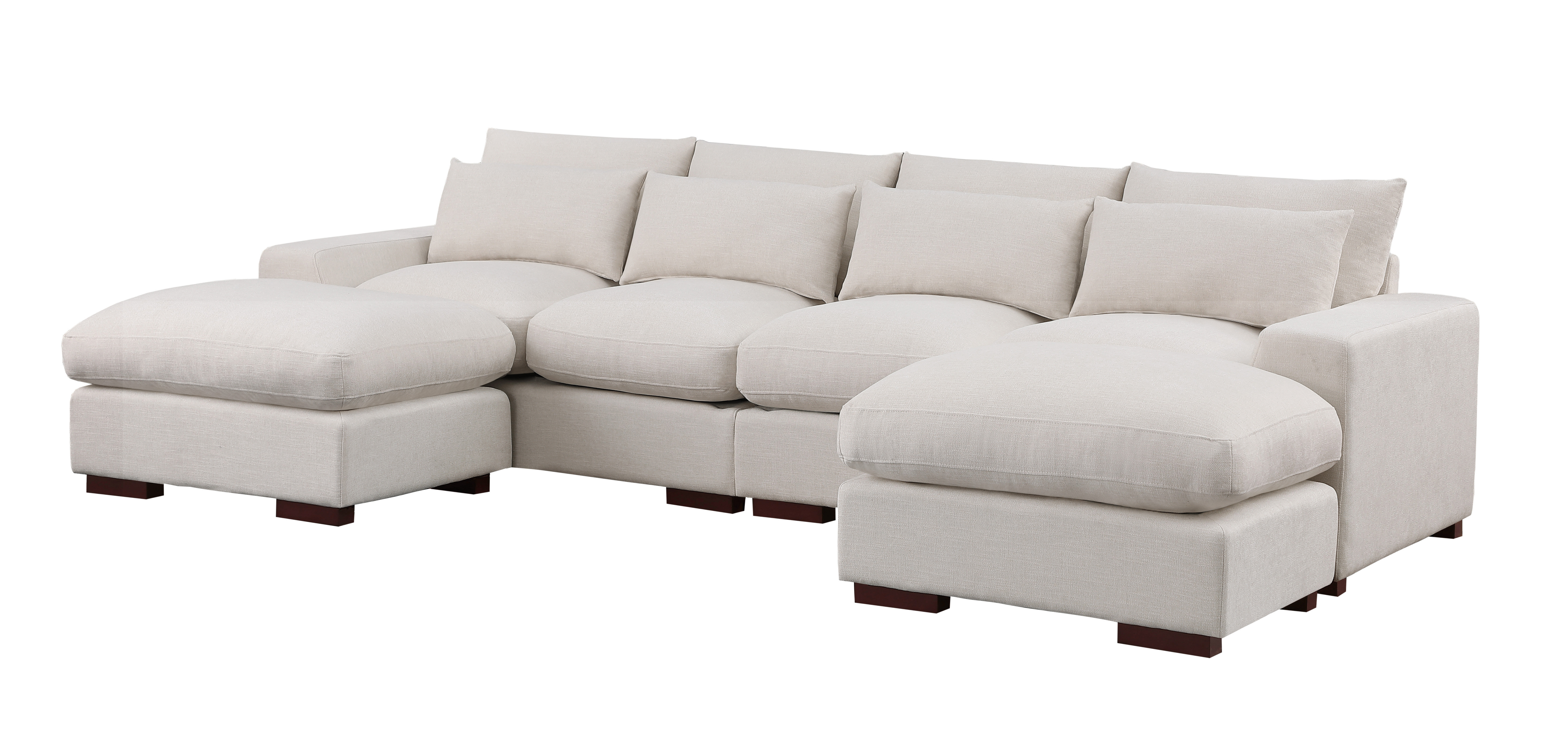 Nyerere 123.24" Upholstered Sectional