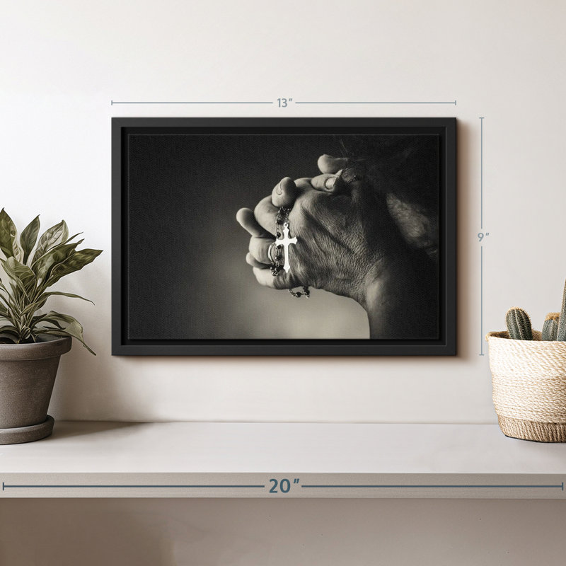 Christian Prayer, reproduction sur toile, H 13 po x l 9 po