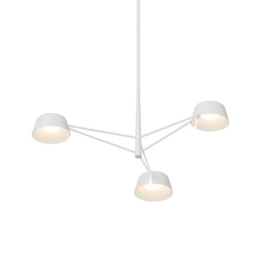 Ray Aluminium Dimmable LED Linear Chandelier