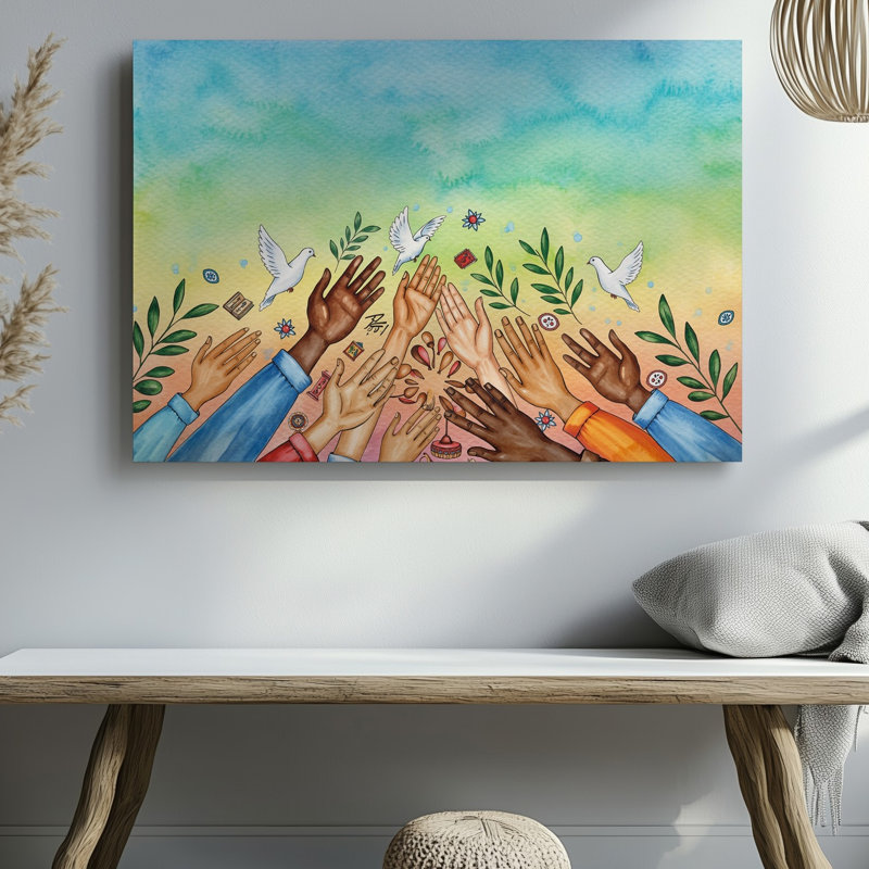 Reproduction d'art sur toile, H 9 po x l 12 po