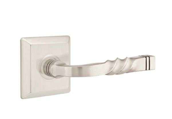 Levier de porte de passage, Gauche, Nickel satiné