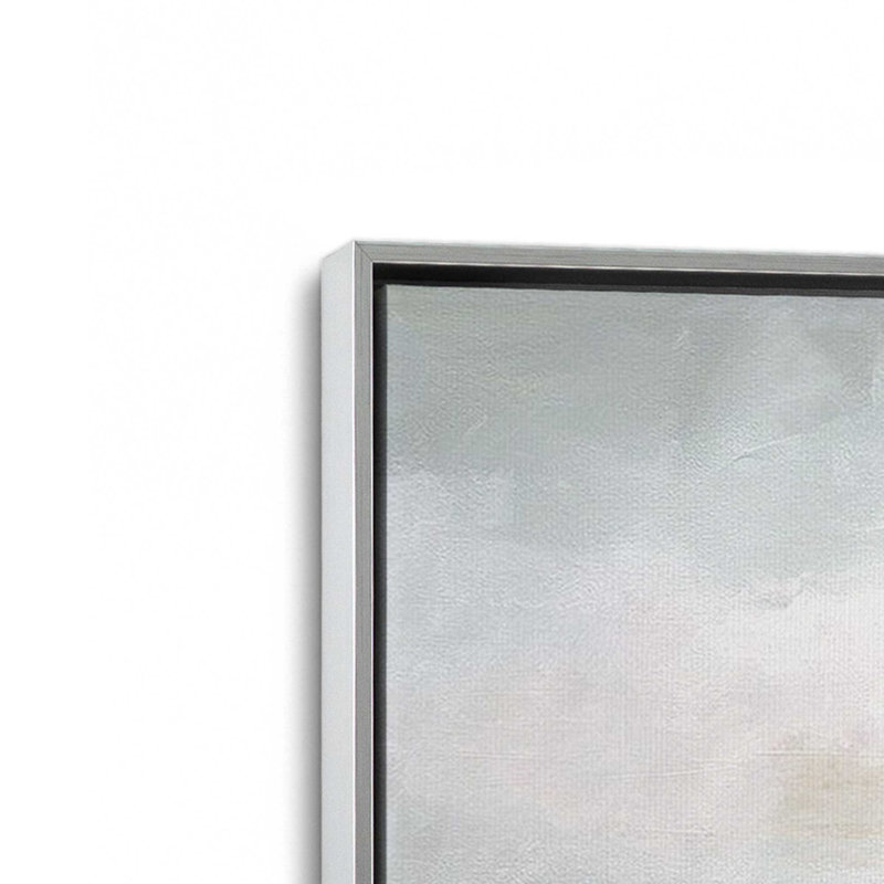 «Whispering Reverie», reproduction sur toile, Cadre flottant en chrome poli, H 10 po x l 14 po x P 1,75 po