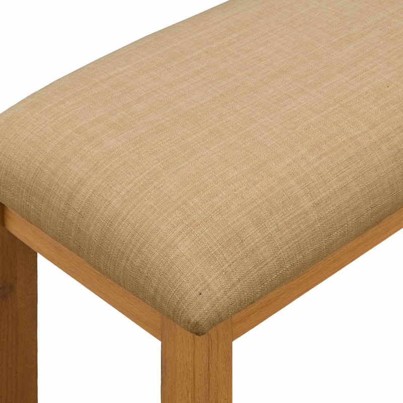 Solid Wood Bench, Beige