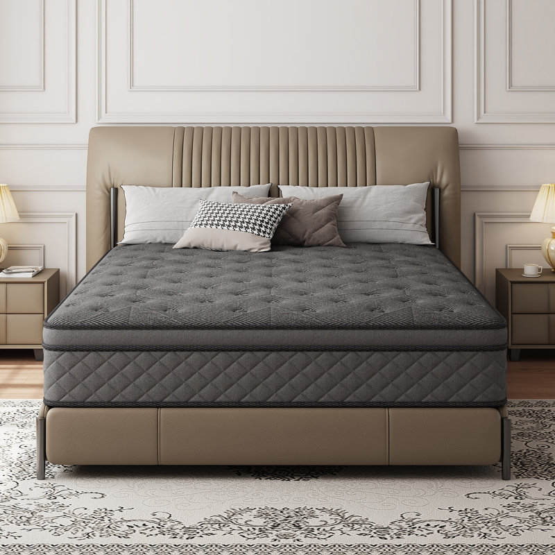 Sleep 12"/14” Hybrid Memory Foam Mattress, 14", Queen