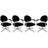 Swivel Metal Caster Dining Chairs - M-70 Style-129680735-72467231-72467232