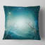 Coussin à imprimé de paysage bleu forêt d'hiver-29061245-29061242