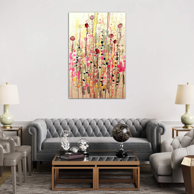 Samsara by Sylvie Demers - Painting on Canvas, 66.04 cm H x 45.72 cm W, Classic Wood Floater Framed