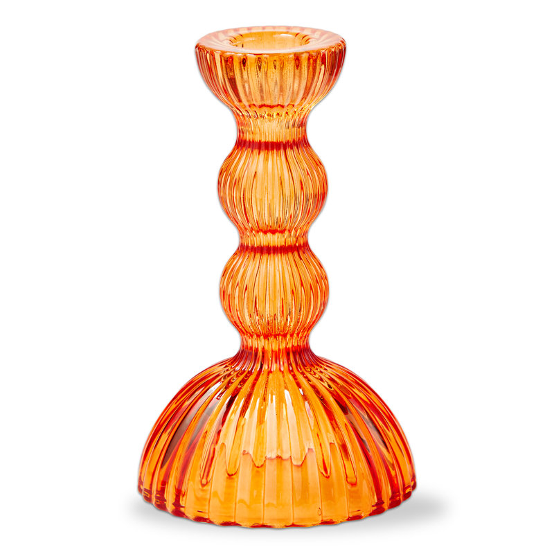 Grand porte-bougie Ella, Orange