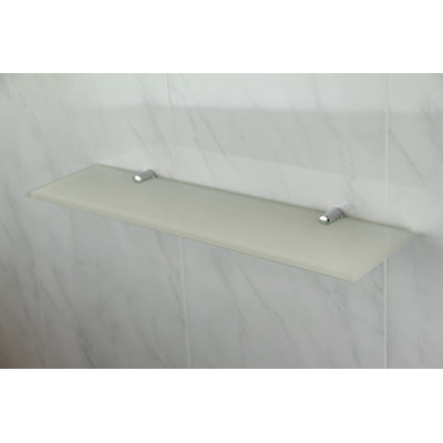 Fanniemae Glass Floating Shelf with Adjustable Shelves