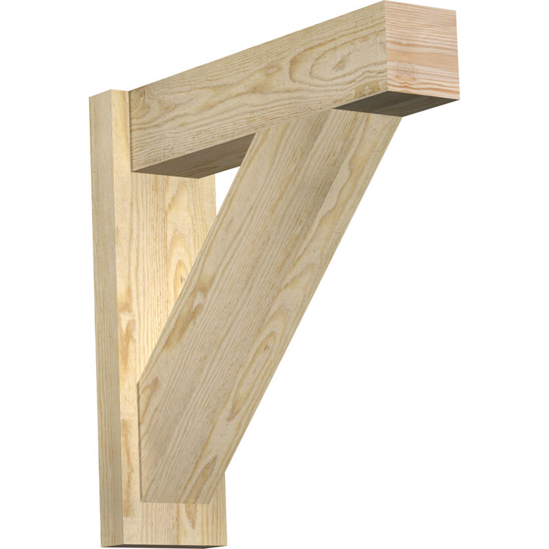 Pavé traditionnel traditionnel, P 22 po x H 22 po, Sapin Douglas de 5 1/2 po (lisse)