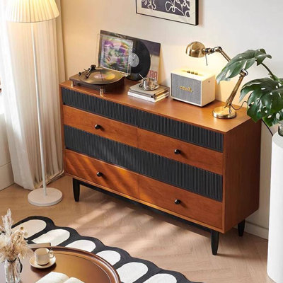 Armoire de rangement à huit tiroirs Nordic Retro