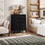 Commode 4 tiroirs en bois massif-260584443