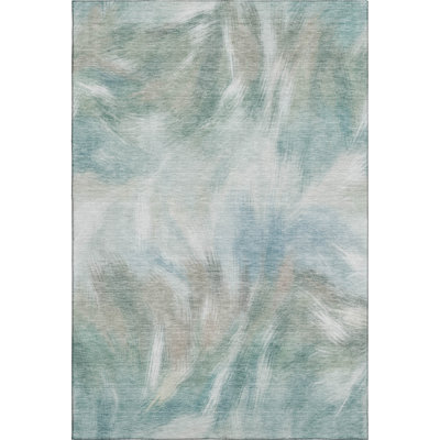 Premium Machine Washable Mayfield AMF2096 Abstract Rug