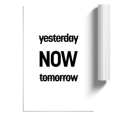 Now - Unframed Typography
