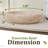 Diameter & 2” Height - Key Bowl For Entryway Table - Travertine Bowl - Organic Modern Centerpiece Bowl - Beige/Natural