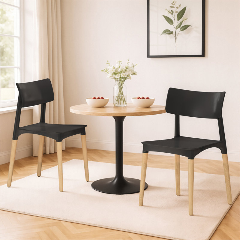 Ensemble de 2 chaises en plastique