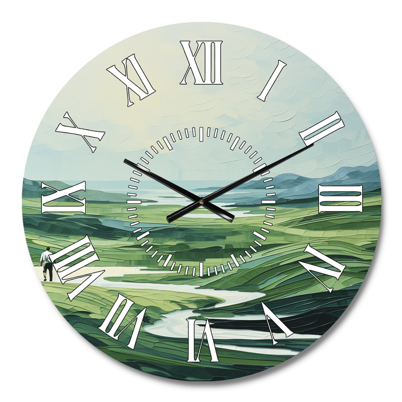 Horloge murale Golf Harmonious Drives - Sports, Médium