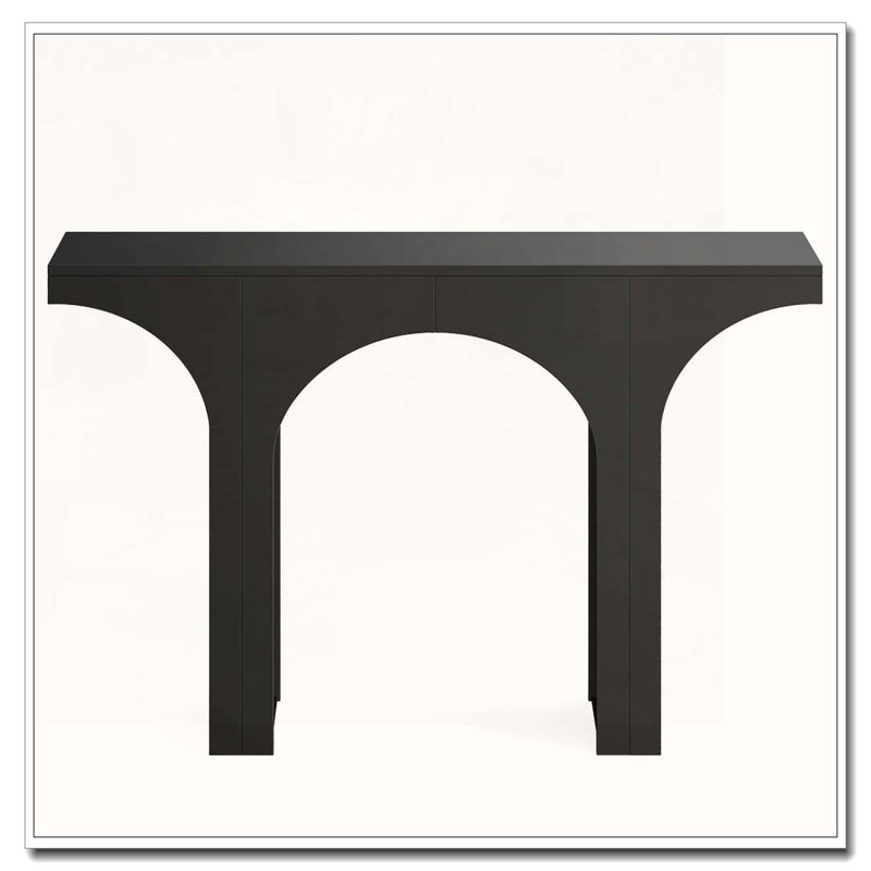 Modern Console Table with Unique Arched Base Design