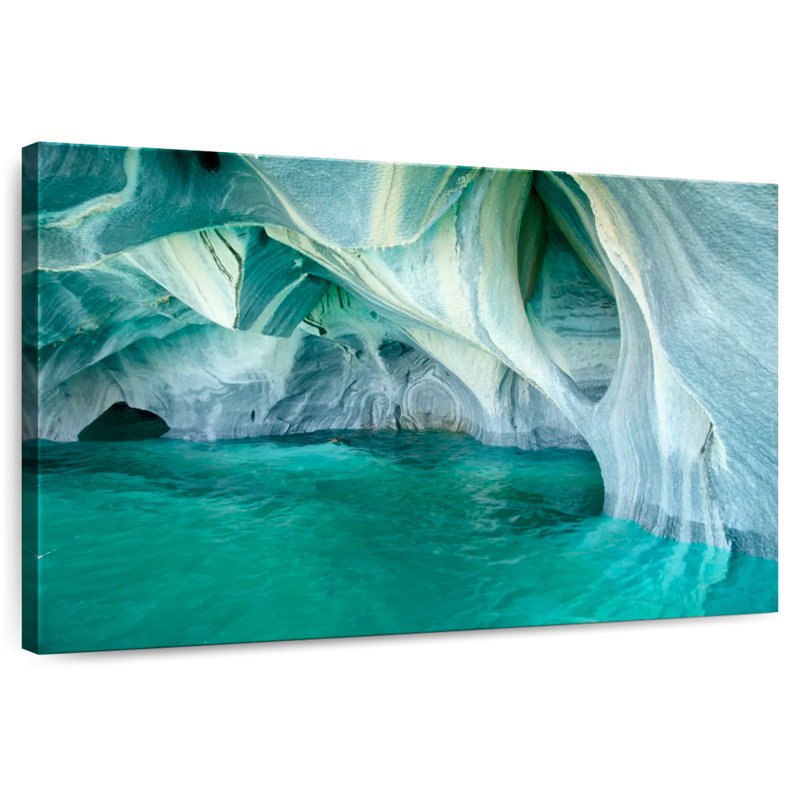 Alvord Marble Caves Carrera Lake, 32" H x 48" W