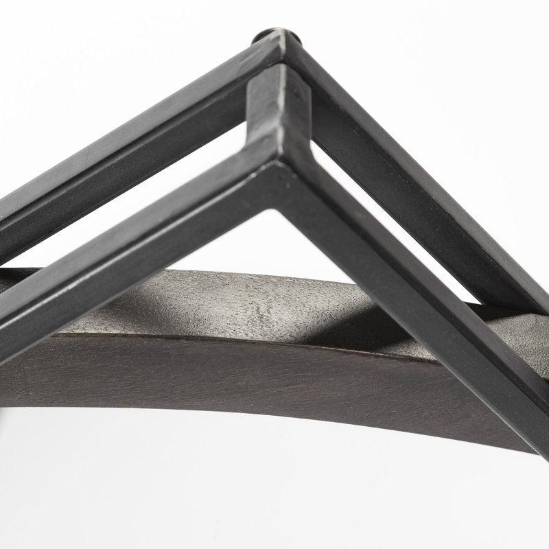 Farringdon Circle Solid Wood Mirror