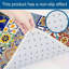 Tapis de cuisine multicolore Talavera, paquet de 2 tapis méditerranéen pour la cuisine et la salle de bain