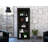 Bookcase, Vertical Design, Five Shelves -Black