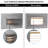 LED Hardwired Step Light Surface Mounted Low Voltage 3000K Warm White Waterproof Aluminum-105284756