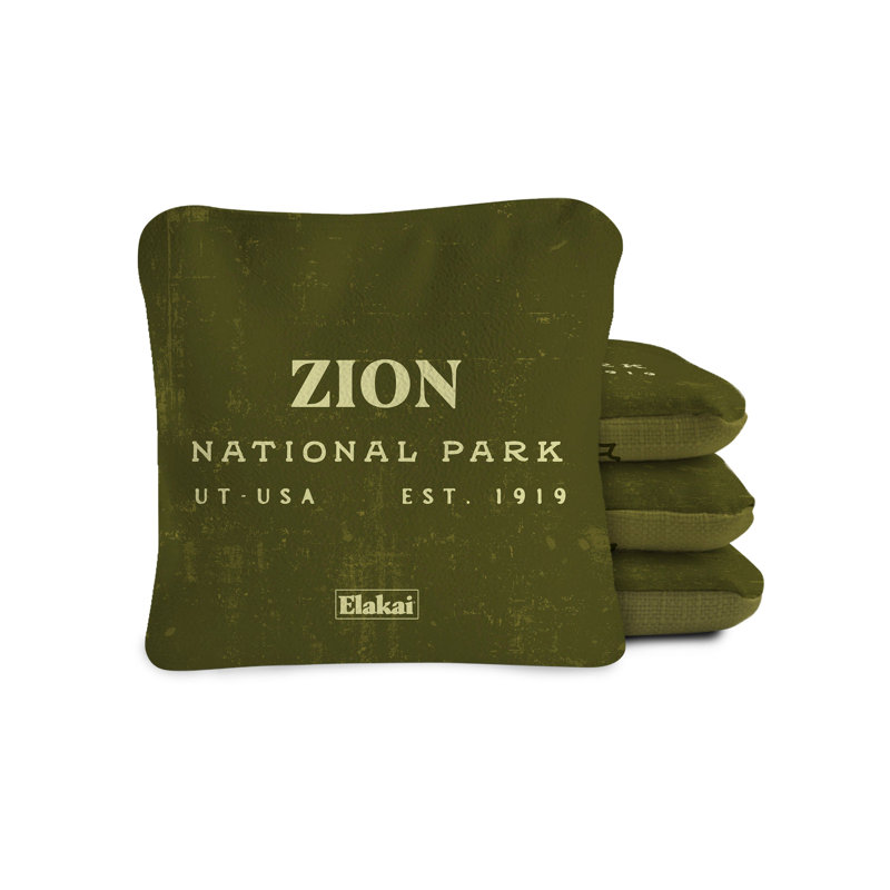 Durasuède Zion National Park, H 4 po x l 4 po x P 0,5 po, Olive