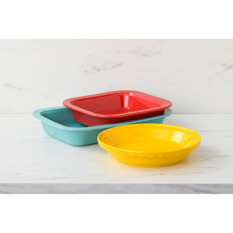 Sky Blue Ceramic Rectangular 9x13 Inch Baker