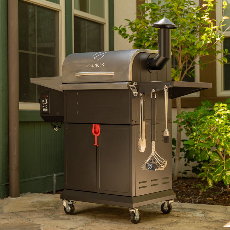 Z GRILLS Upgraded Wood Pellet Grill with PID Controller, 8-in-1, 572 sq in Cooking Area