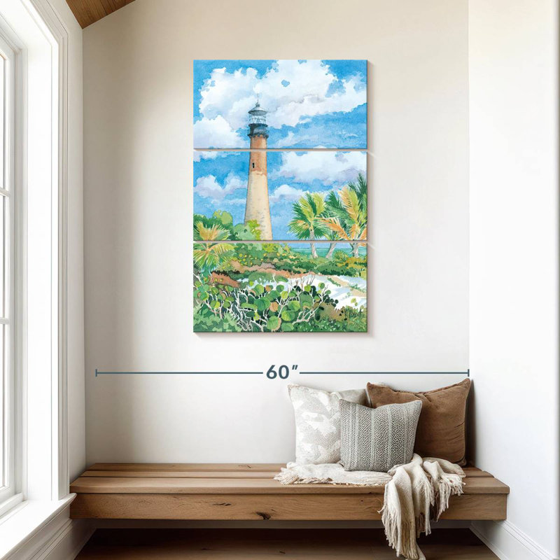 Aletra Lighthouse Cape Florida, 45" H x 28" W