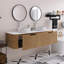 Meuble-lavabo mural 60 po Woodgrain-1925291112