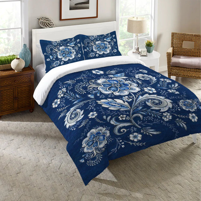 Housse de couette en microfibre Royal Garden, Housse de couette pour très grand lit