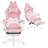 Ivy Bronx Gaming Chair With Cat Ears And Cat Paw Cushion Pillow,cute Computer Chair For Girl With Footrest-1713325161